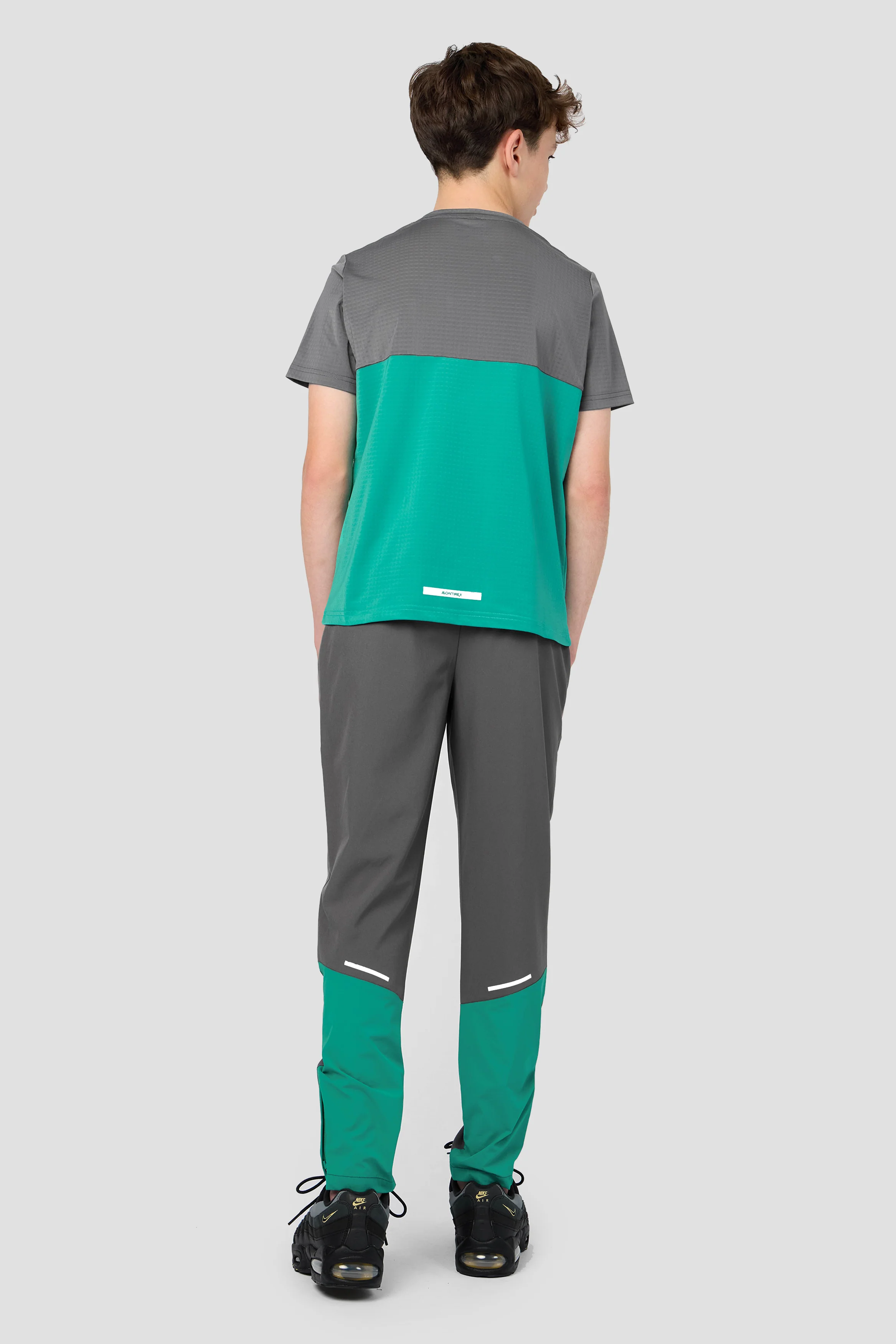 Boys Vortex T-Shirt - Cement Grey/Atlas - Image 4