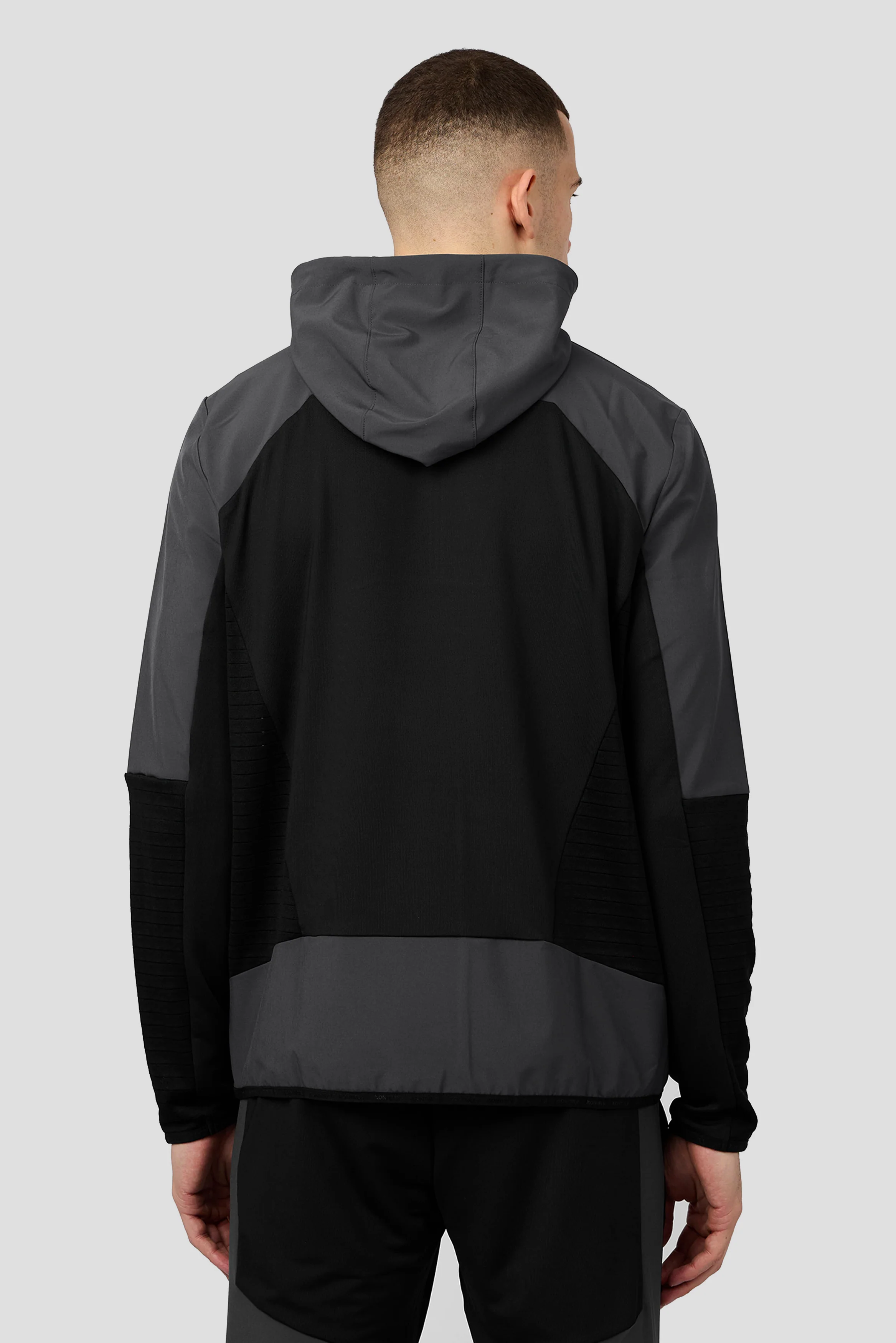 Zone Hood 1/4 Zip - Black/Asphalt - Image 2